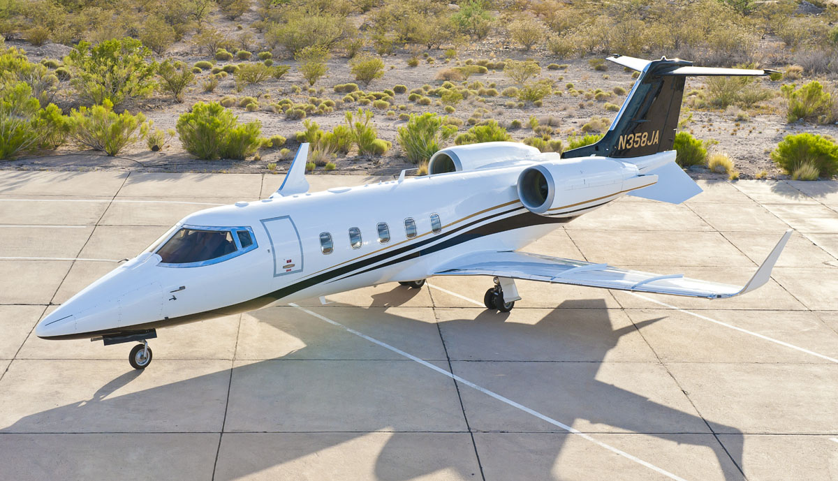 Learjet 60-XR on Tarmac